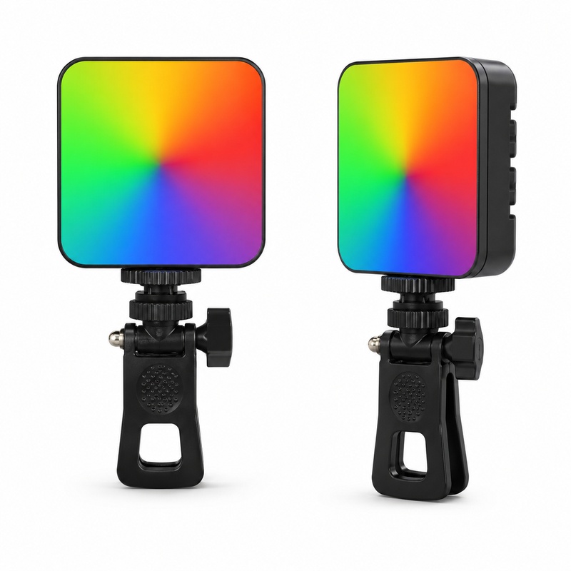 Outdoor Lighting Video - DY11Mini Portable Clip-On Phone Fill Light