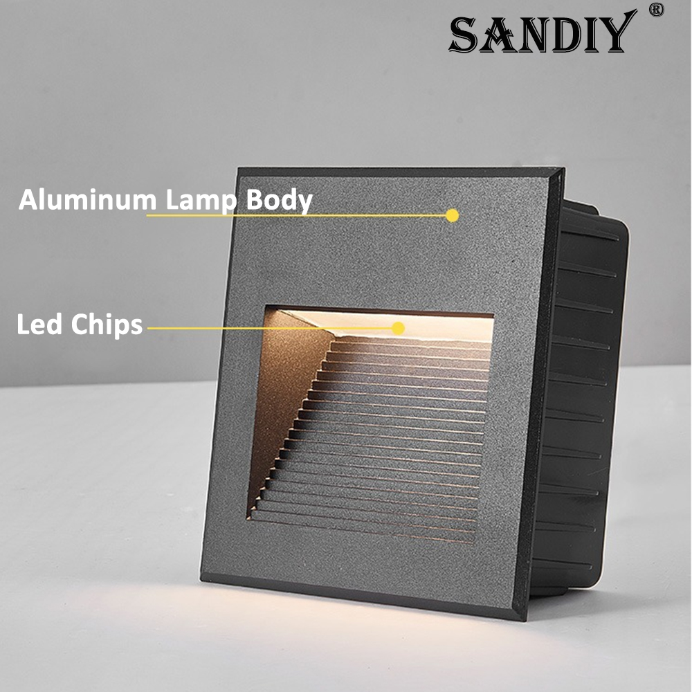 SANDIY Recessed Outdoor Wall S - огляд і ціна Xl Outdoor Lighting