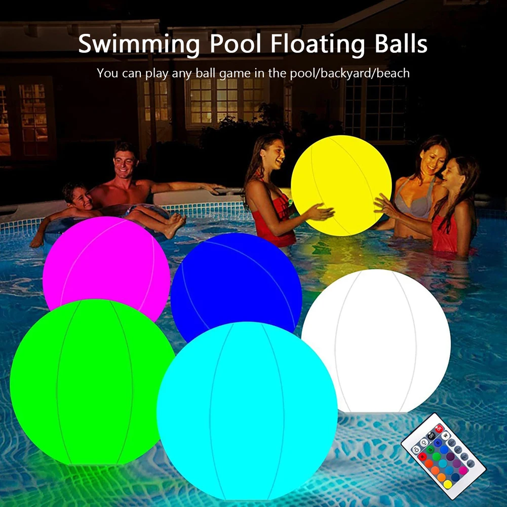 Inflatable Pool Beach Ball 16  - огляд і ціна Outdoor Lighting Around Pool