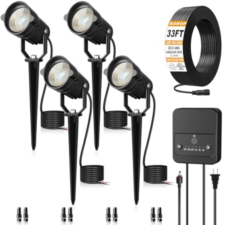 Landscape Lighting Kit Low Vol - огляд і ціна Outdoor Lighting Kit With Transformer