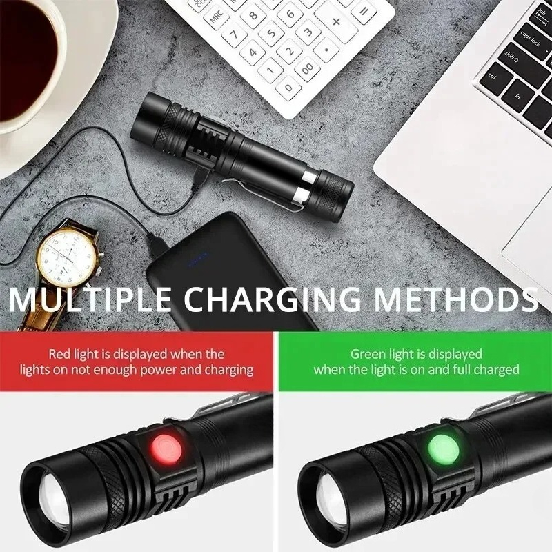Rechargeable T6 Handheld Flash - огляд і ціна Outdoor Lighting Setup