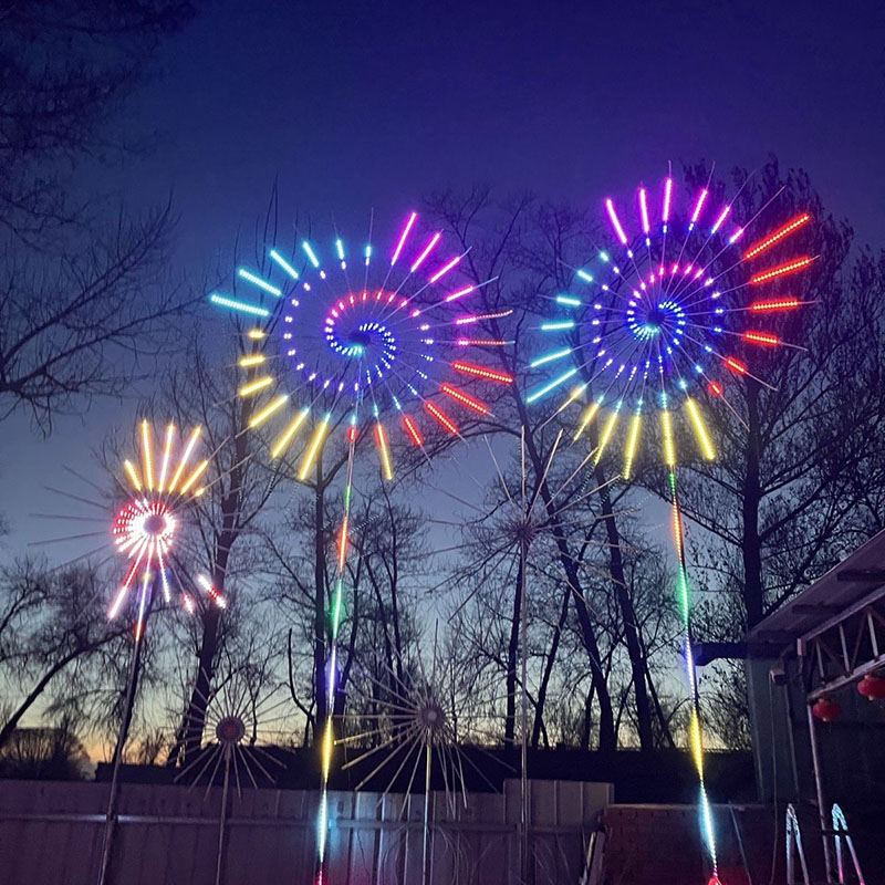 Sound Activated Firework Light - огляд і ціна Outdoor Lighting Year Round