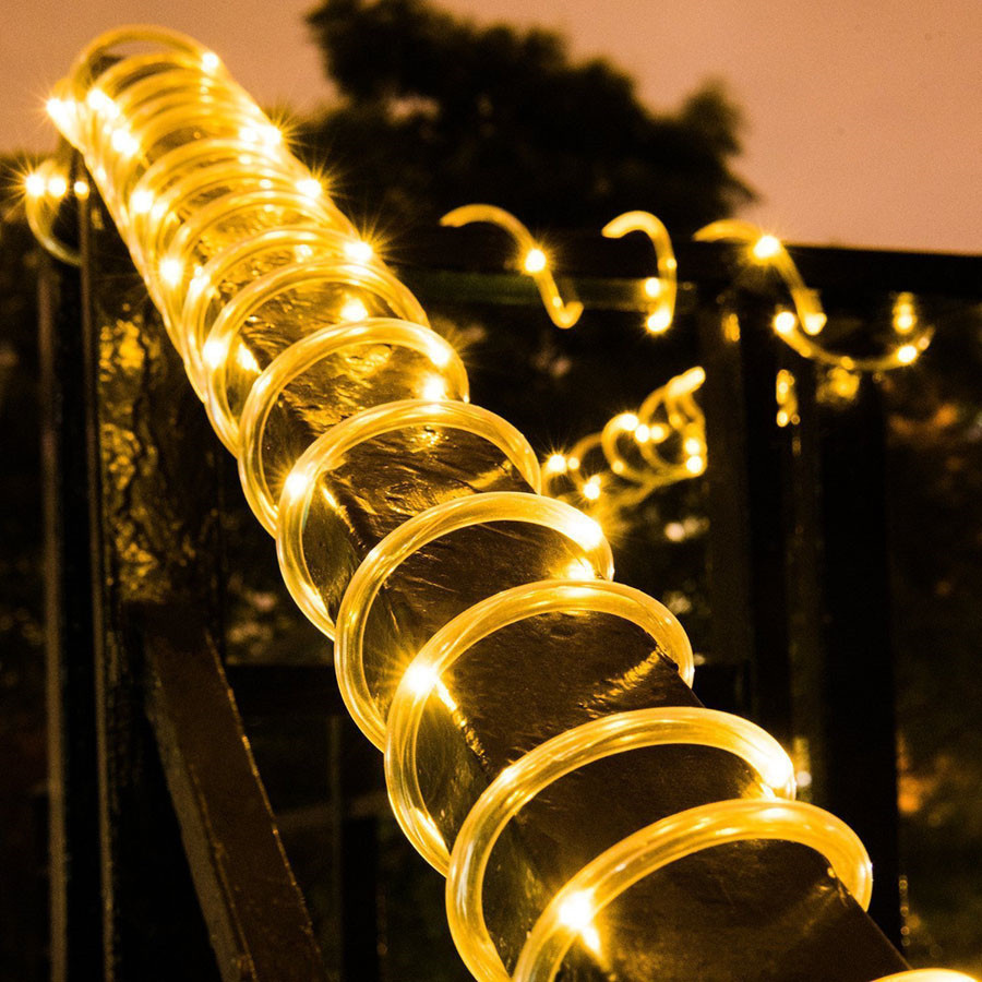 LED Outdoor Solar Rope Tube Fa - огляд і ціна Outdoor Lighting Year Round