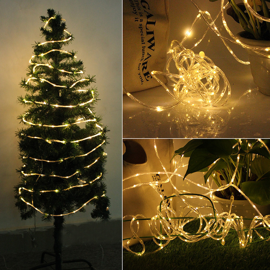 LED Outdoor Solar Rope Tube Fa - огляд і ціна Outdoor Lighting Year Round
