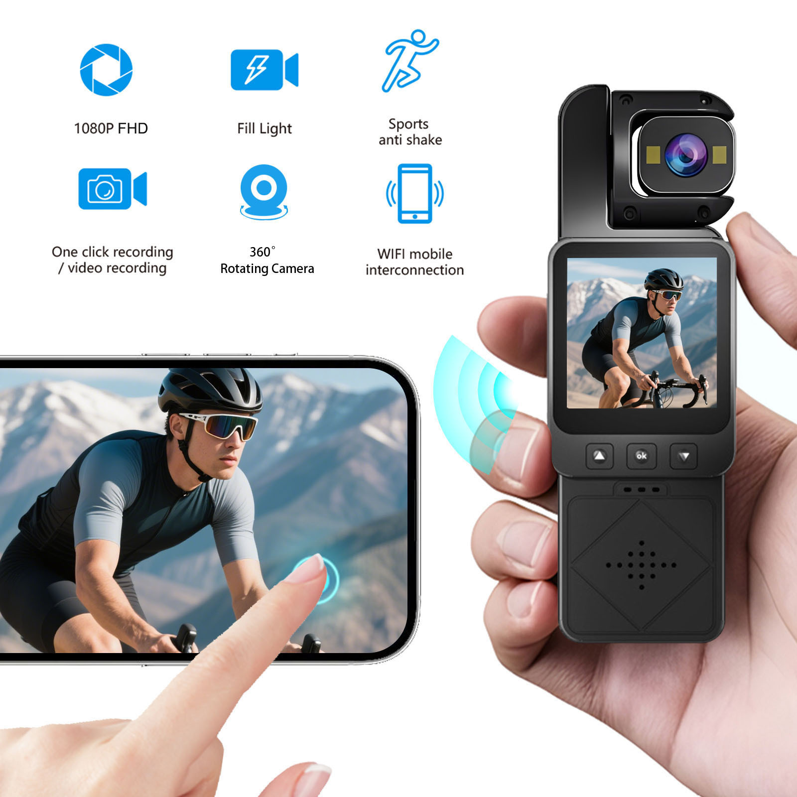 DV02 4K Handheld Action Camera - огляд і ціна Outdoor Lighting Video