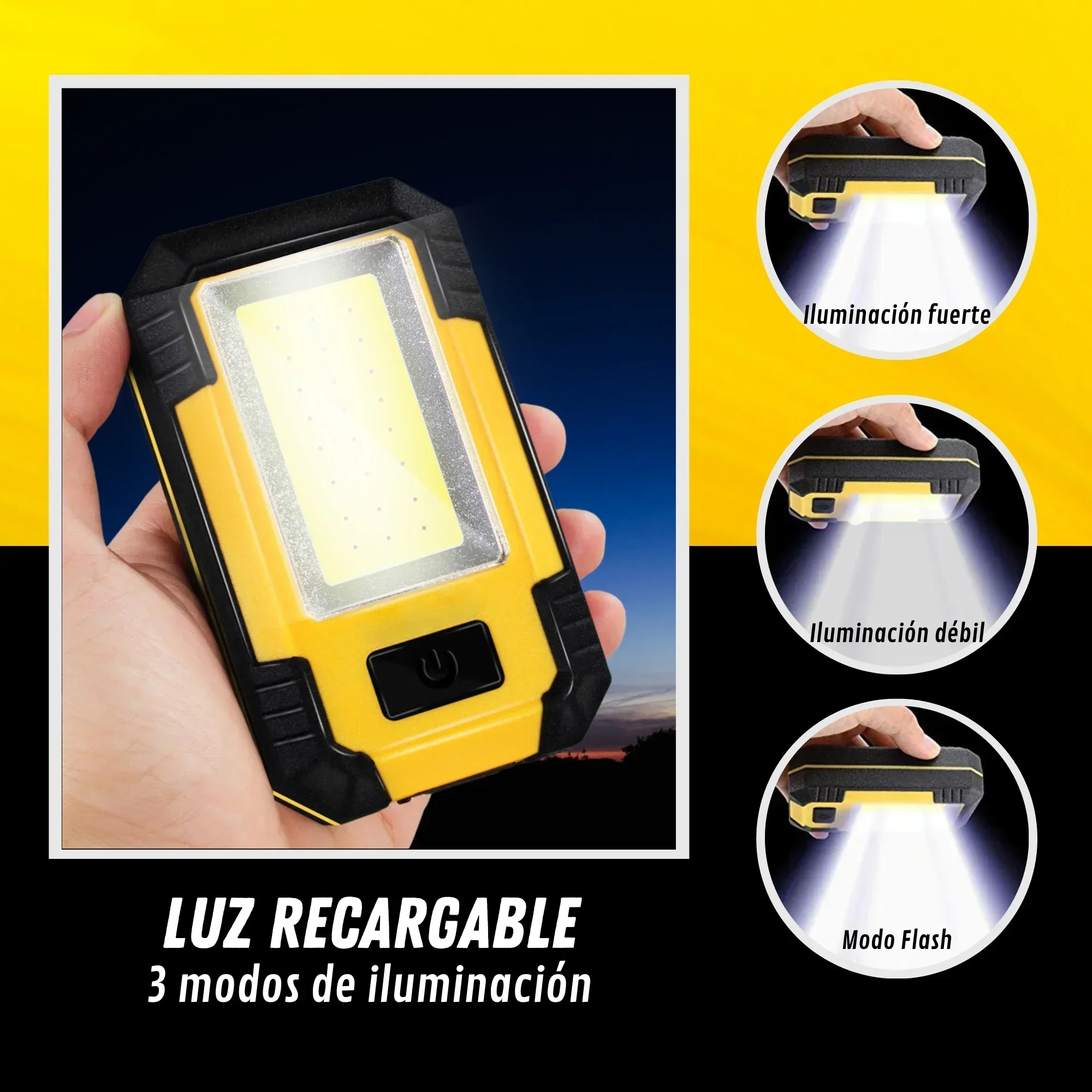 Rechargeable 4000MaH Work Ligh - огляд і ціна Outdoor Lighting Setup