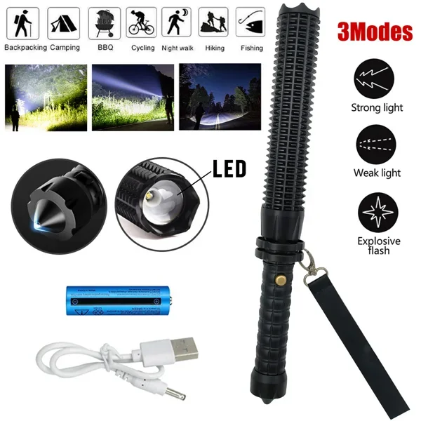 USB Rechargeable LED Flashligh - огляд і ціна Outdoor Lighting Setup