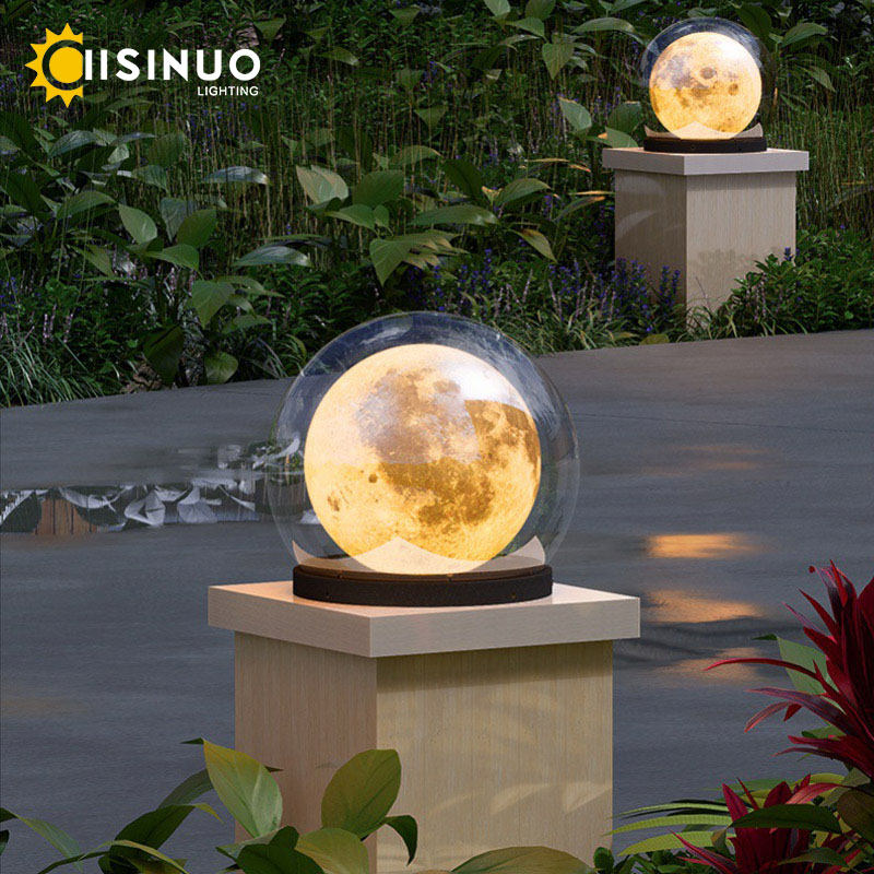 Creative Moon Pillar Lights Ou - огляд і ціна Outdoor Lighting Year Round