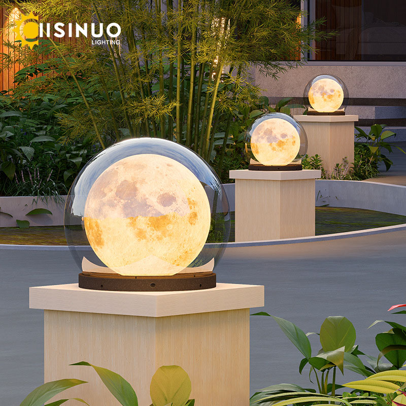 Creative Moon Pillar Lights Ou - огляд і ціна Outdoor Lighting Year Round