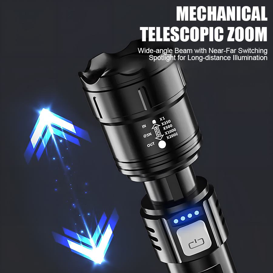 High Power P50 LED Flashlight  - огляд і ціна Outdoor Lighting Setup