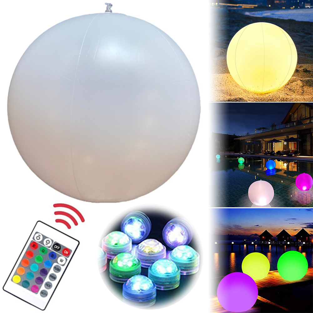 16 Colors Floating Pool Lights - огляд і ціна Outdoor Lighting Around Pool