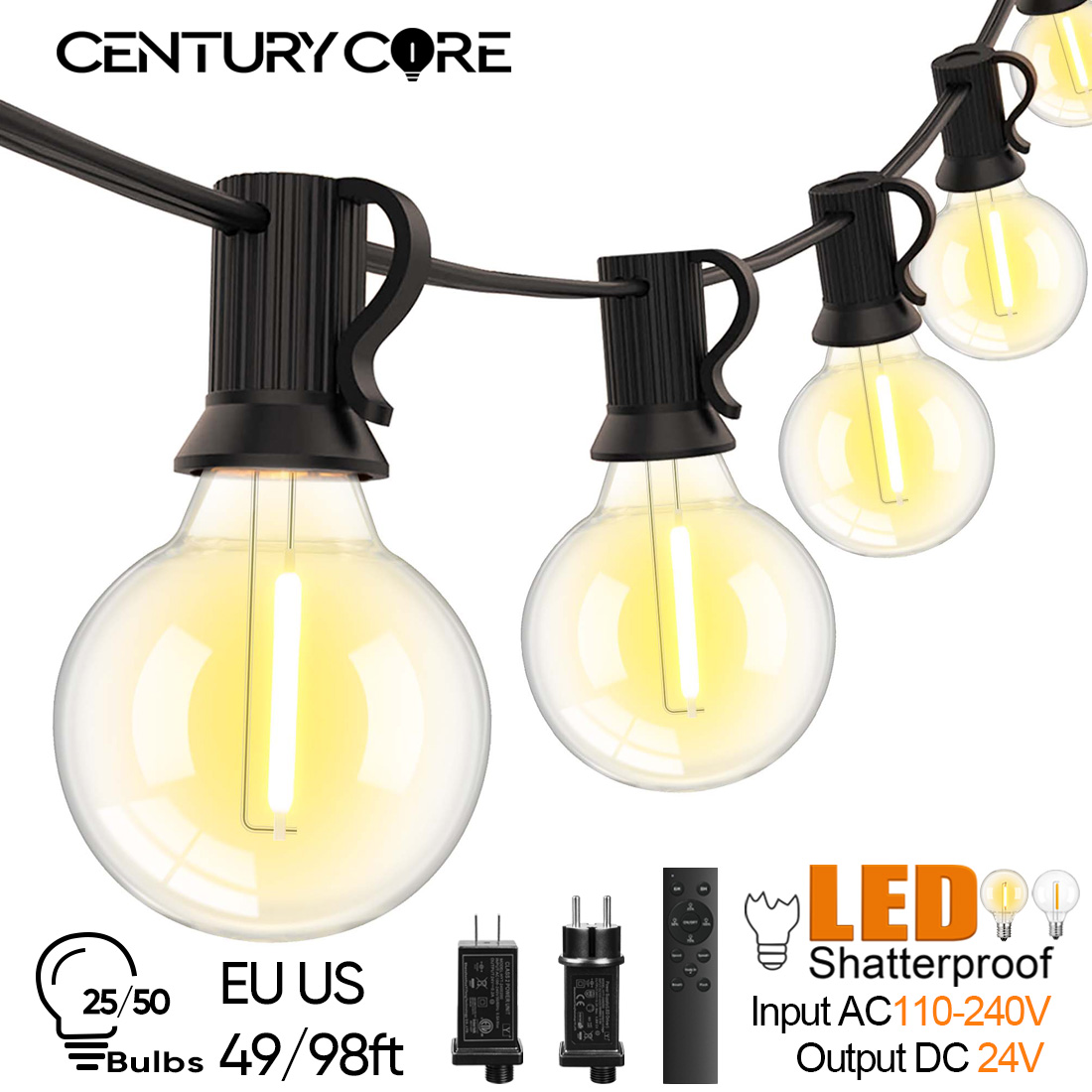 15M 30M Led G40 String Light 2 - огляд і ціна Outdoor Lighting Year Round