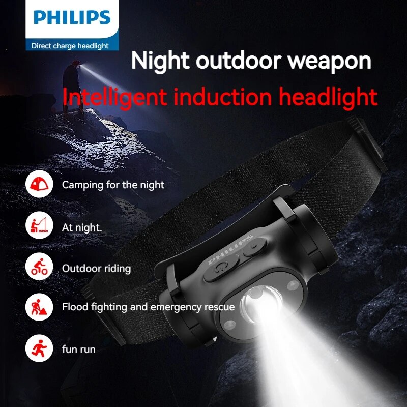 Philips LED Headlamp Sensor He - огляд і ціна Outdoor Lighting Philips