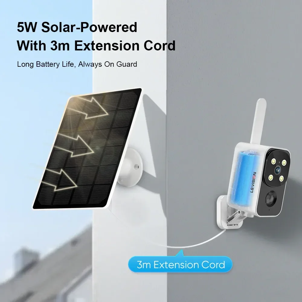 LS VISION Outdoor Solar Camera - огляд і ціна Outdoor Lighting Video