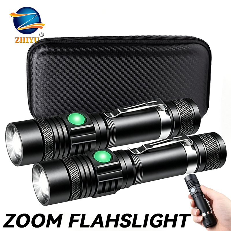 T6 LED Rechargeable Flashlight - огляд і ціна Outdoor Lighting Setup
