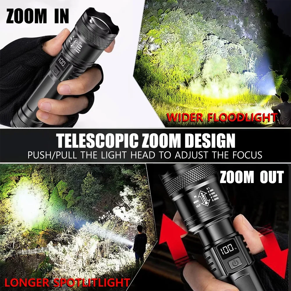 Rechargeable LED Flashlight Zo - огляд і ціна Outdoor Lighting Setup