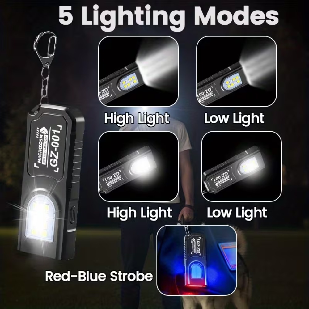Mini COB LED Keychain Flashlig - огляд і ціна Outdoor Lighting Setup