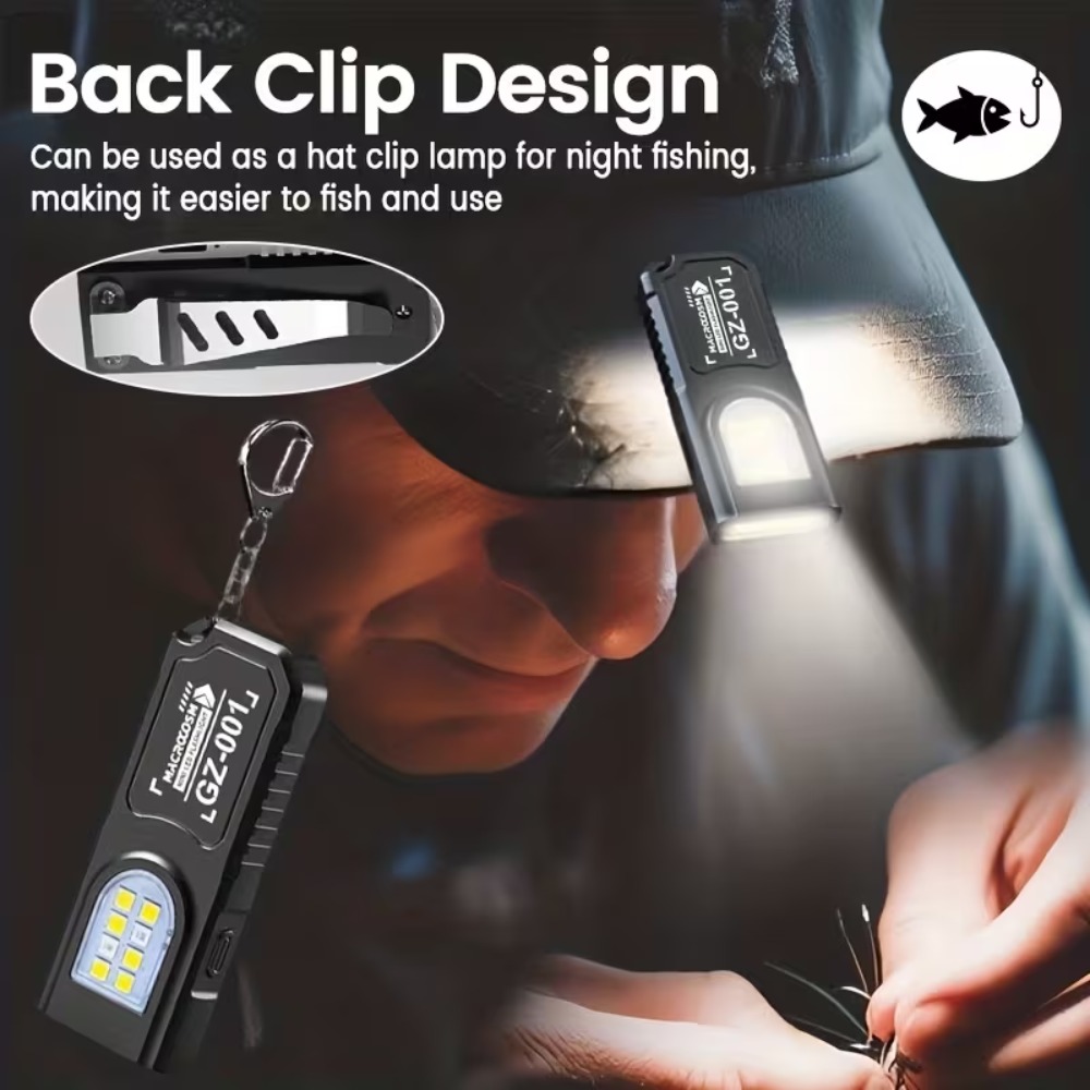Mini COB LED Keychain Flashlig - огляд і ціна Outdoor Lighting Setup