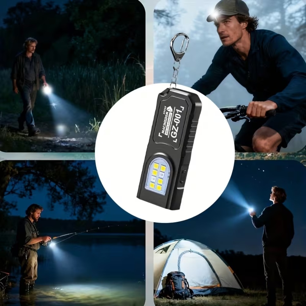 Mini COB LED Keychain Flashlig - огляд і ціна Outdoor Lighting Setup